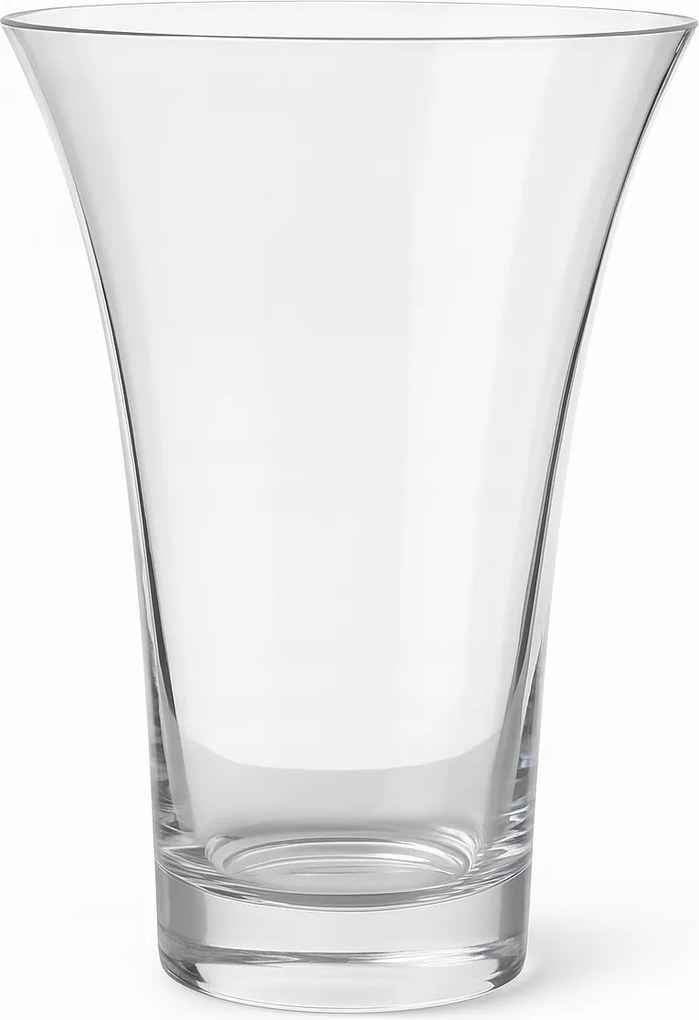 Üveg Váza virághoz színtelen bővíthető tubus 19 cm