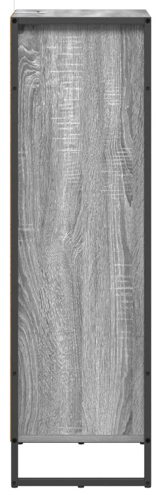 vidaXL Fürdőszoba Székény Szürke Sonoma 40 x 30 x 100 cm Faanyag