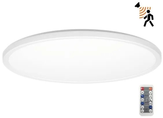 LED fürdőszobai lámpa szenzorral NIVERA LED/32W/230V IP54 Ø42 cm fehér + DO
