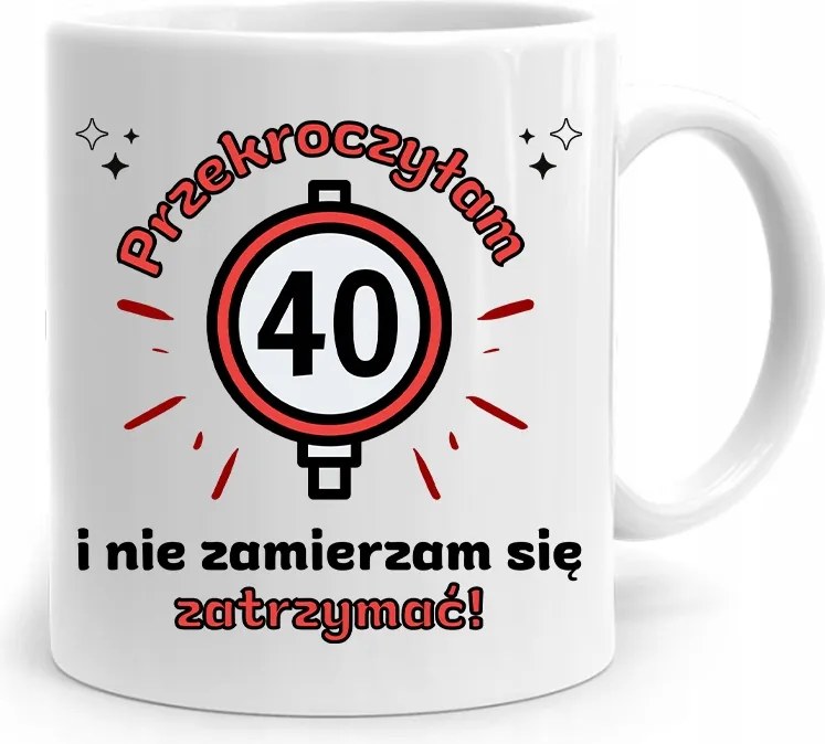 Születésnapra 40 40-es 40-es Bögre Tökéletes Ajándék fényképes nyomtatással