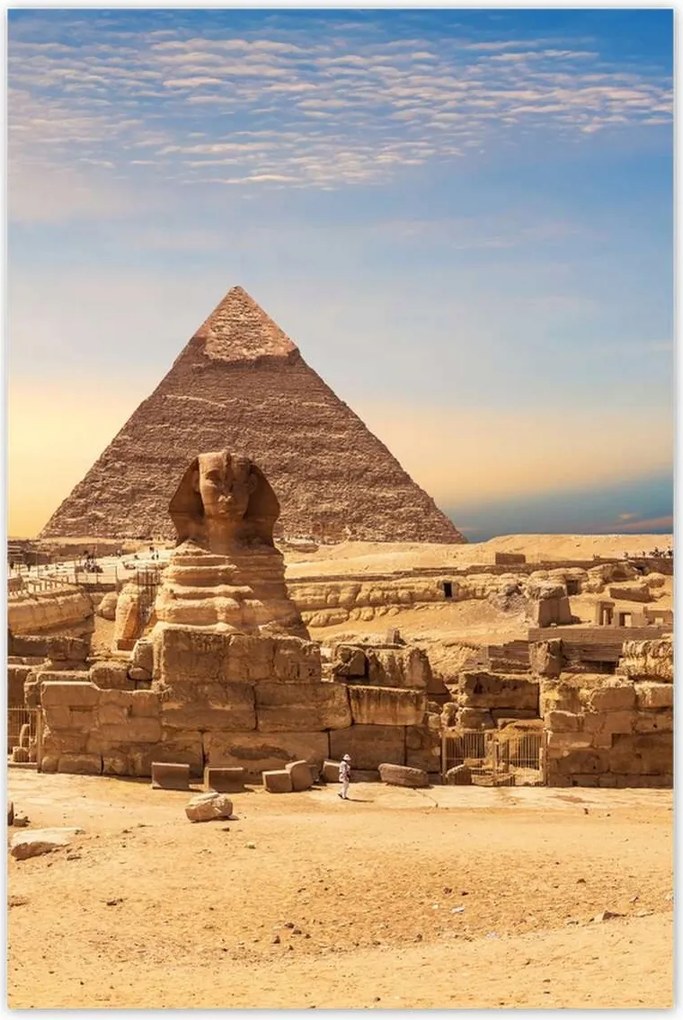 Poszterek 60x90 Panoráma a piramisokra