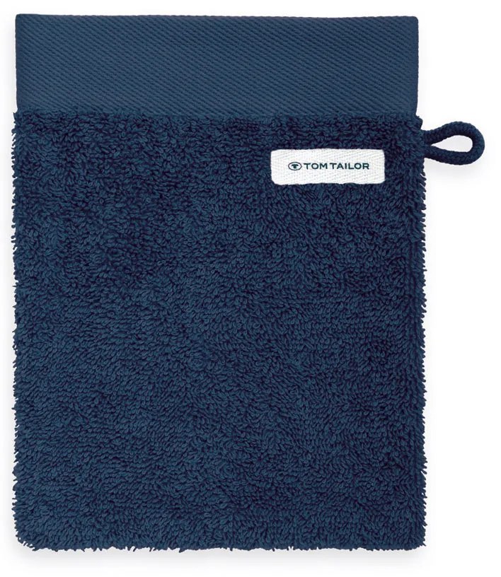 Tom Tailor Dark Navy frottír mosókesztyű, 16 x 21 cm, 6 db-os szett