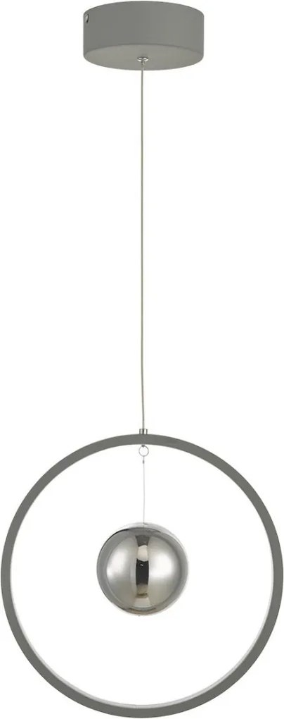 Dar Lighting MERCURY MER0139 Függőlámpa 1x18W/LED 2800K 785LM