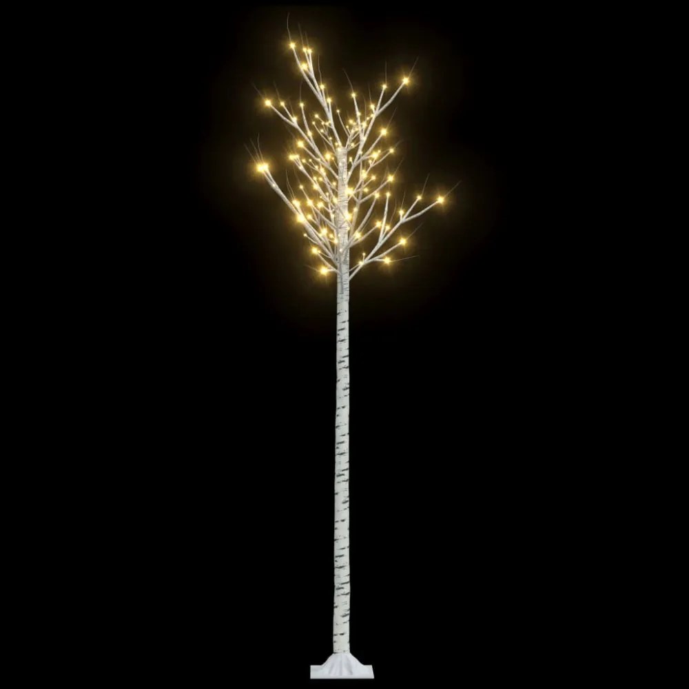 200 LED-es bel-/kültéri meleg fehér fűzfa karácsonyfa 2,2 m