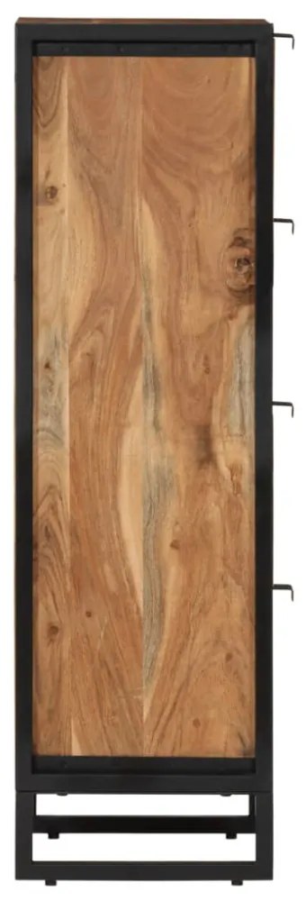 tömör akácfa fürdőszobaszekrény 40 x 30 x 100 cm