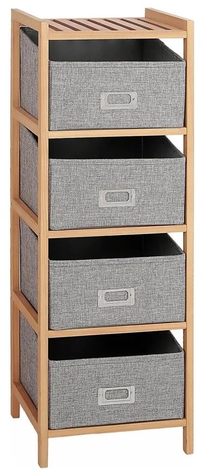 Polcegység dobozokkal REG 83x28 cm bézs