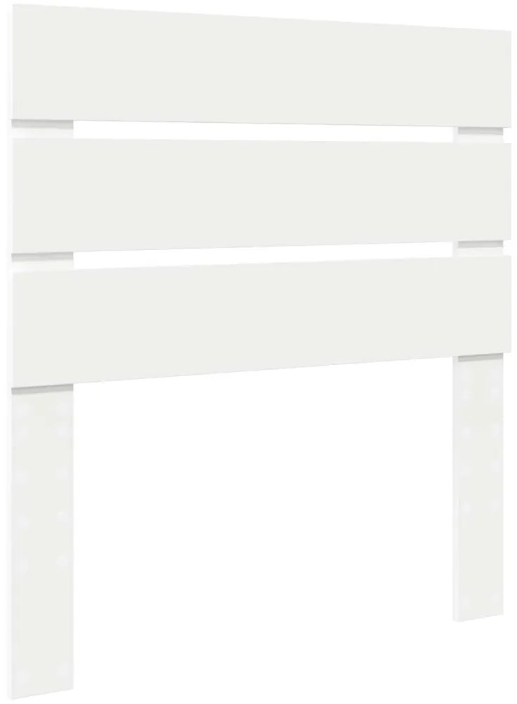 vidaXL Ágykeret fiókkal fejtámlával Fehér 100 x 200 cm Faanyag