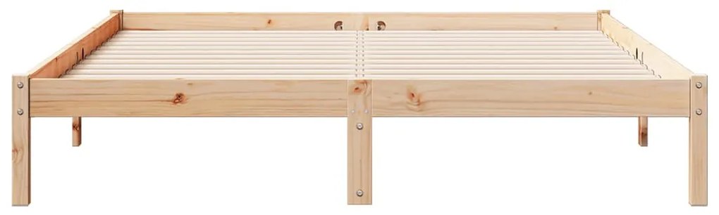 tömör fenyőfa extra hosszú ágykeret matrac nélkül 140 x 210 cm