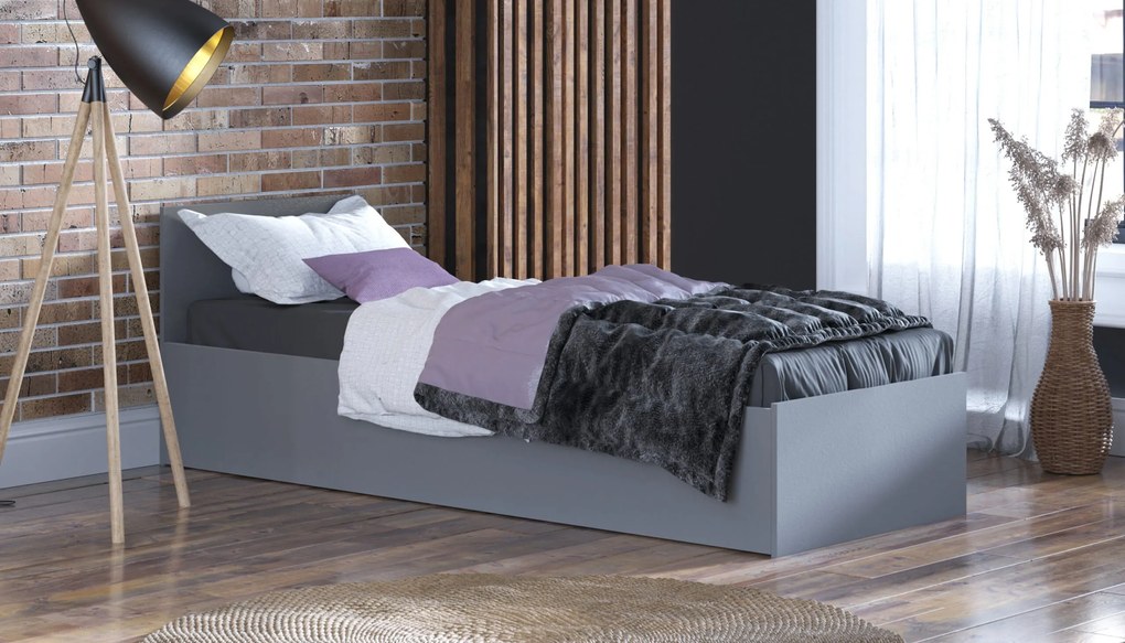 SPART1 90×200 cm-es ágy matraccal és tárolóhellyel Wenge