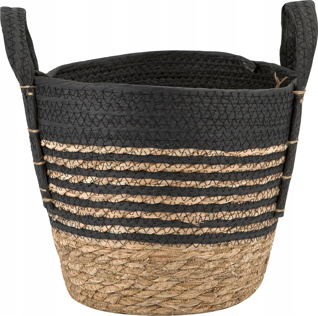 "Bali" kosár L fekete"