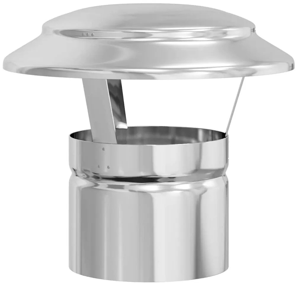 Eső Borító Kémény Ezüst 20 x 20 x 18 cm Rozsdamentes acél