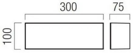 Redo 90329 - KODIAK LED kültéri lámpa, 12W, 230V, 4000K, 30 cm, IP65, fehér
