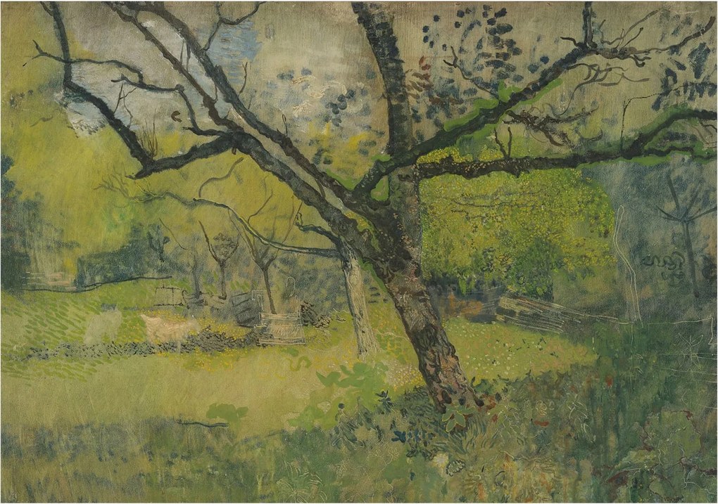 Stílusos Dekoratív Fotótapéta Flizelin Zöld tájkép 208x146 Ragasztó