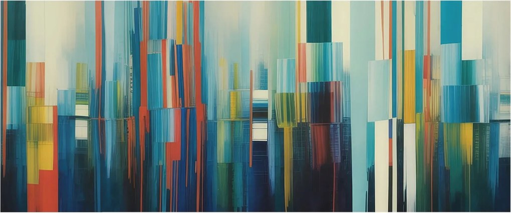 Fali fotótapéta előszoba konyhába Absztrakt csíkok 250x104 Ragasztó