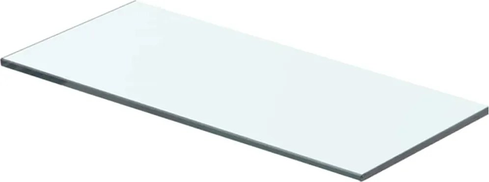 vidaXL Átlátszó üvegpolc panel 40x12 cm