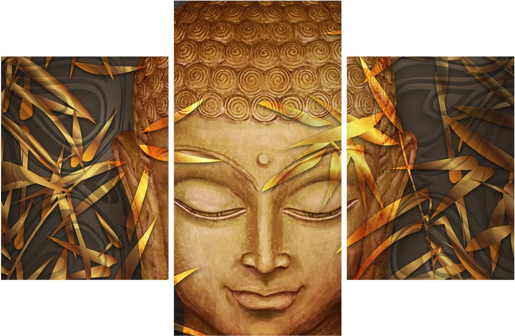 Kép - arany Buddha (90x60 cm)