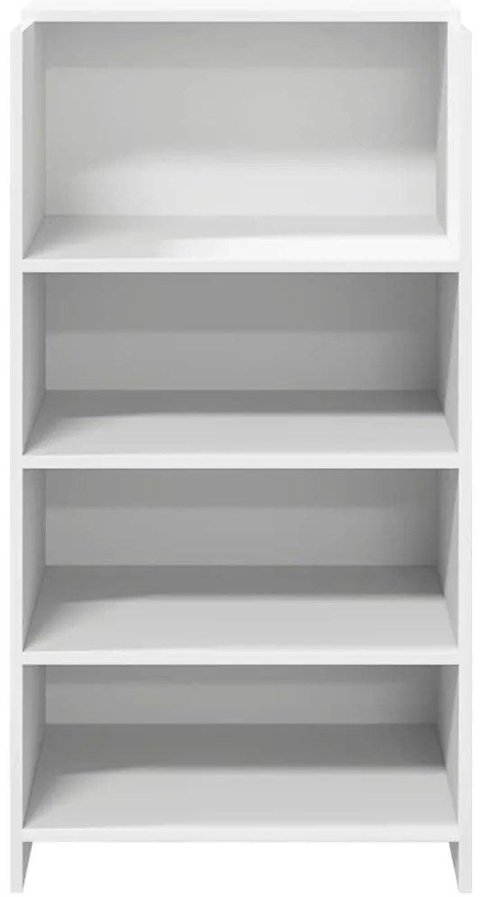 fehér, rétegelt fa recepciósasztal 55 x 50 x 103,5 cm