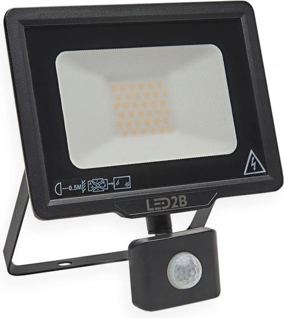 Led fényvető Halogén Reflektor Kültéri Lámpa 30W 4000K IP44 Érzékelő