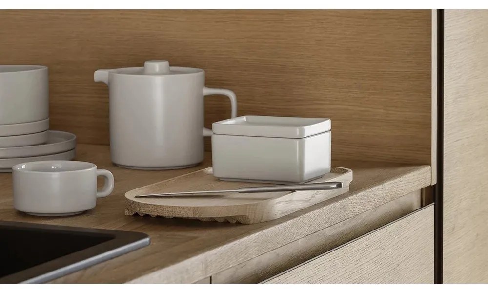 Bézs agyagkerámia vajtartó Pilar – Blomus