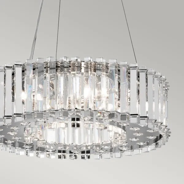 Kichler KL-CRYSTAL-SKYE-P-A- LED Fürdőszobai csillár CRYSTAL SKYE 6xG9/3W/230V IP44