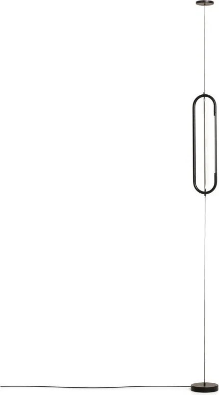 Fekete LED állólámpa (magasság 300 cm) Bow – Kave Home