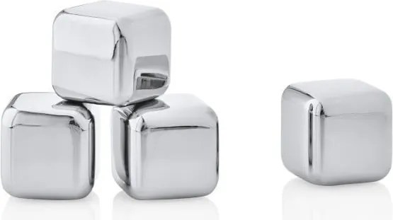 Rozsdamentes acél hűtőkocka készlet 4 db-os Lounge – Blomus