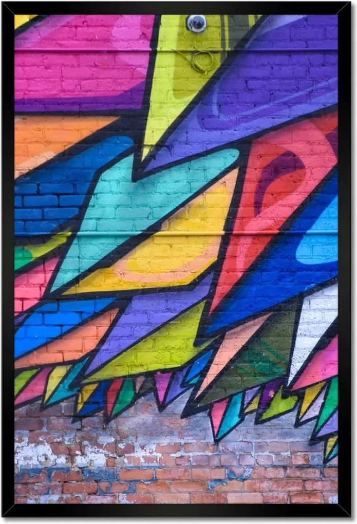 Poszterek keretben 40x60 Graffiti Falfestmények