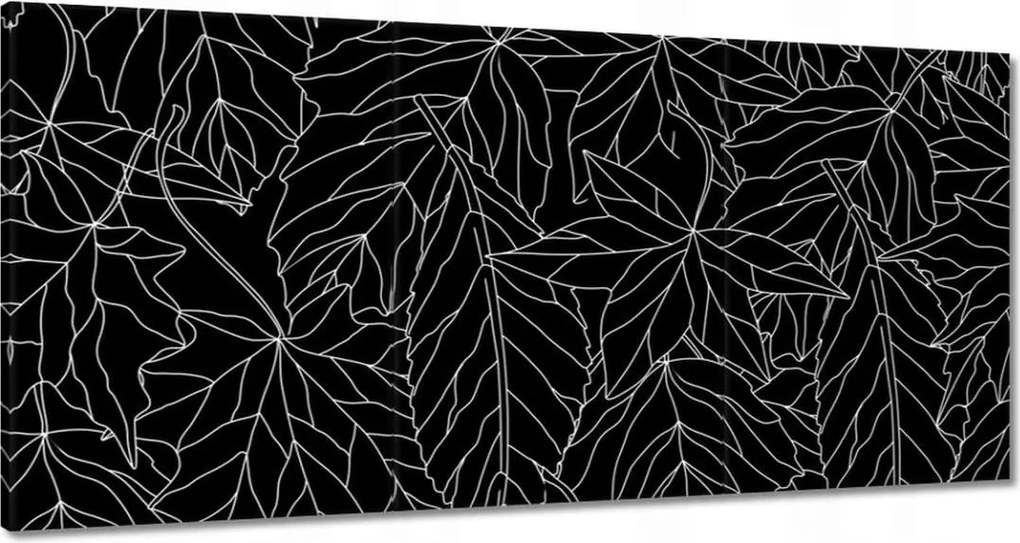 Festmények 180x90 Levél absztrakt