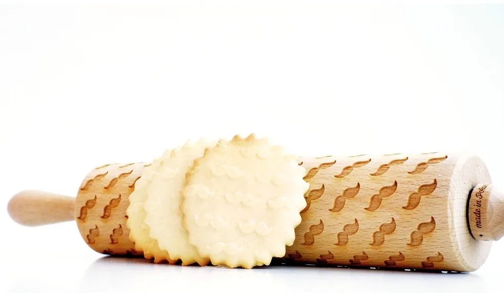 Mustache fa mintás sodrófa - Valek