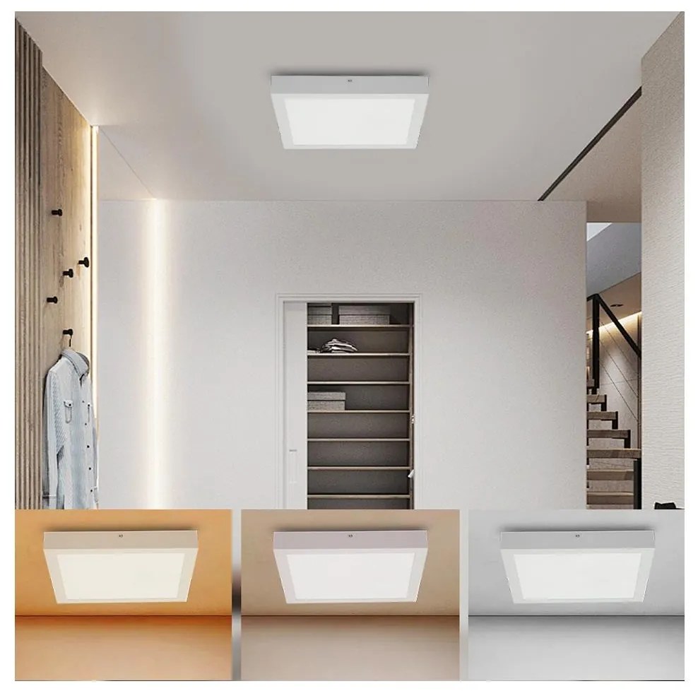 Brilagi - LED Fürdőszobai lámpa FRAME LED/24W/230V 3000/4000/6000K IP44 fehér BRI028
