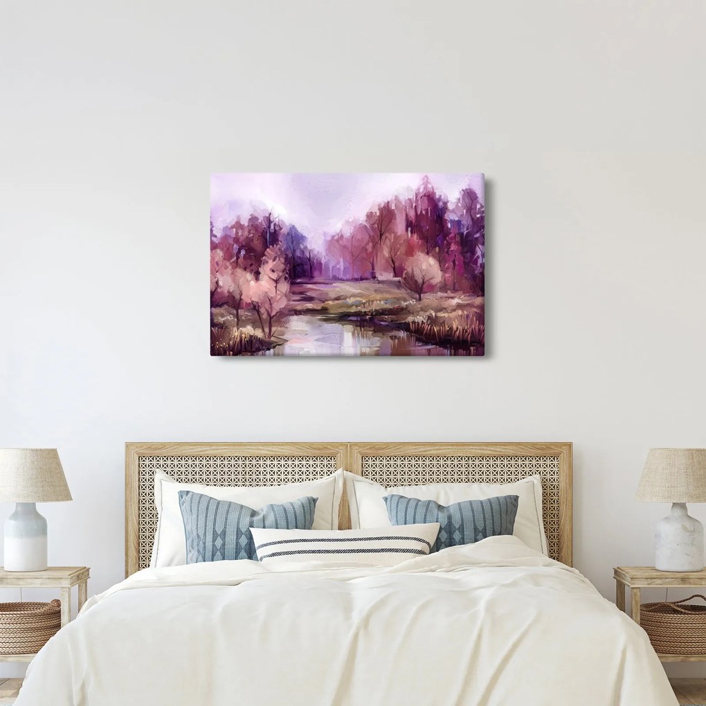 Kép - Őszi tájképfestés (90x60 cm)