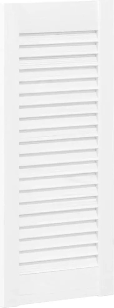 vidaXL fehér lamellás szekrényajtó 61,5 x 29,5 cm
