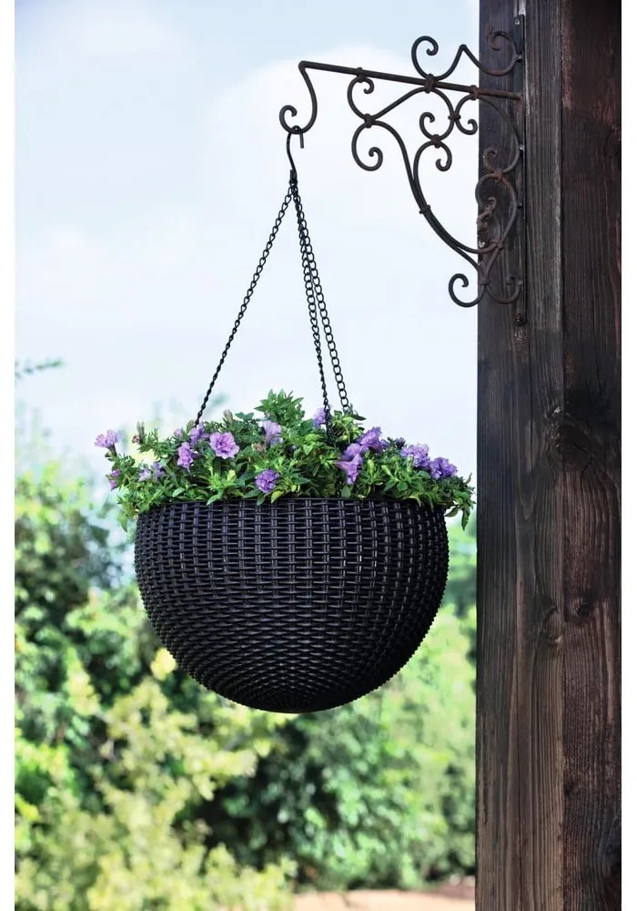 Műanyag függő virágcserép ø 35 cm Hangingsphere – Keter