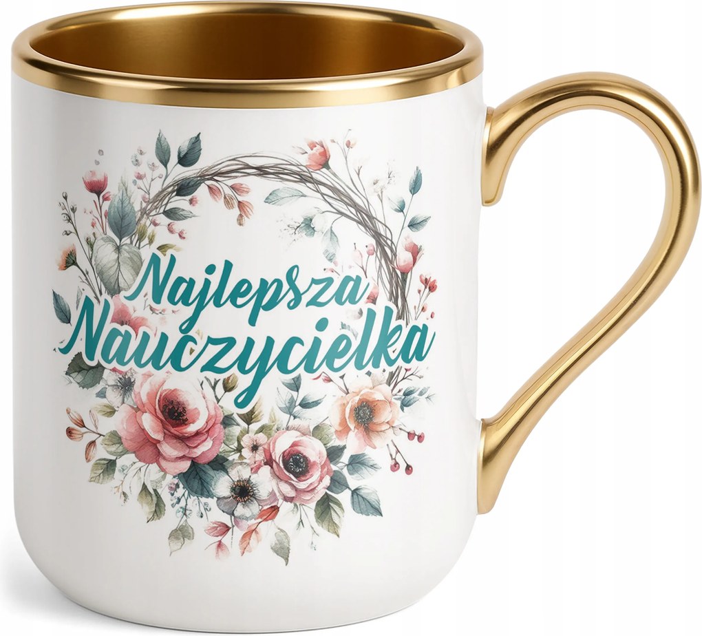 Prémium Bögre Arany Pedagógusnap Tanárnő Ajándék