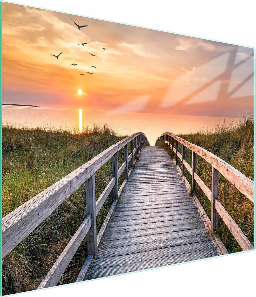 Üveg Vágódeszka 52x30 Híd Edzett Üveg