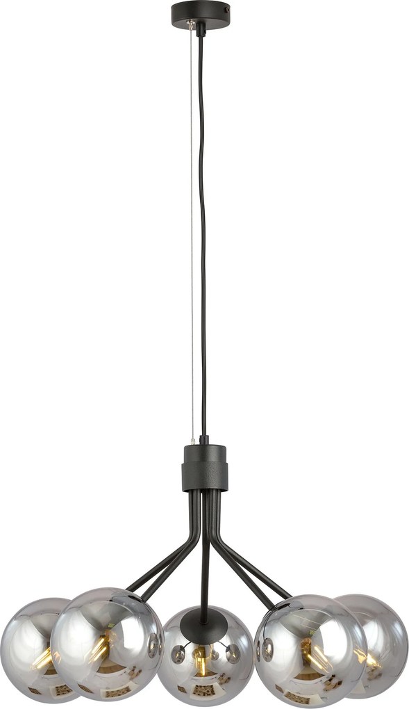 Emibig modern függeszték nova fekete grafit emi1140/5