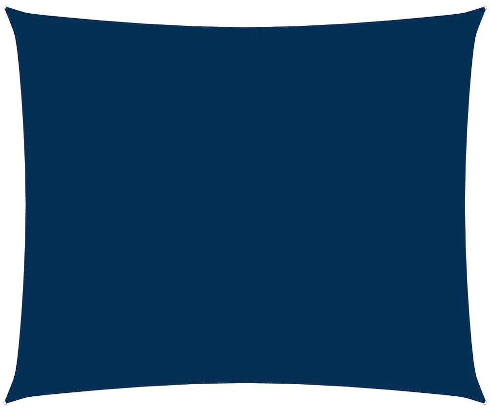kék téglalap alakú oxford-szövet napvitorla 3 x 5 m