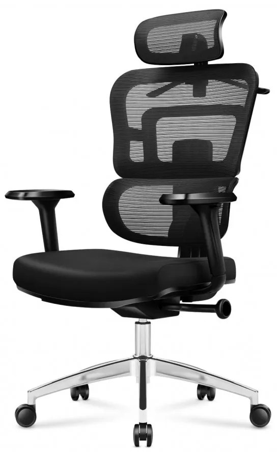 Ergonomikus ortopéd kényelmes irodai forgószék , deréktámasz fekete
