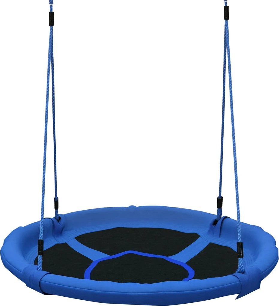 HOMCOM Baba Fészek Hinta Kert Hinta Babáknak Összecsukható Hintaülés Kényelmes Ülés 100 kg Terhelhetőség Kertbe Beltérre és Szabadtérre Ø100x180 cm Ké