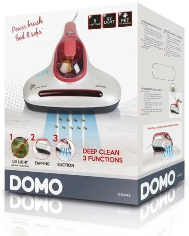 DOMO DO223S kézi antibakteriális porszívó UV lamával