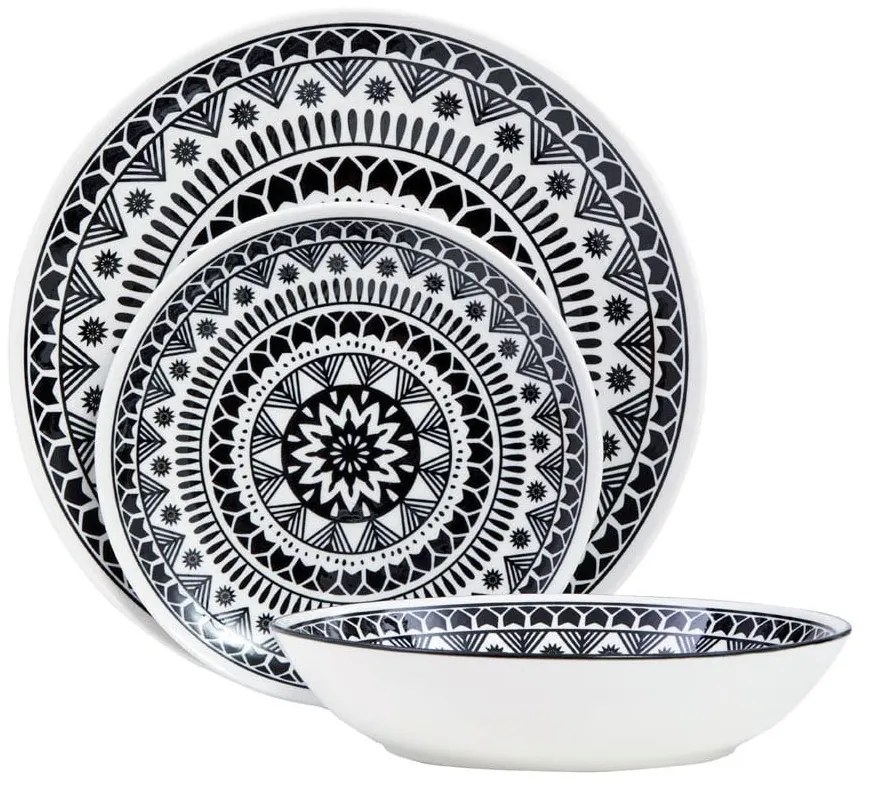 Agyagkerámia étkészlet 12 db-os Maya – Premier Housewares