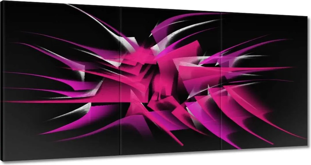 Vászonkép 60x30 Divatos lila tüskék