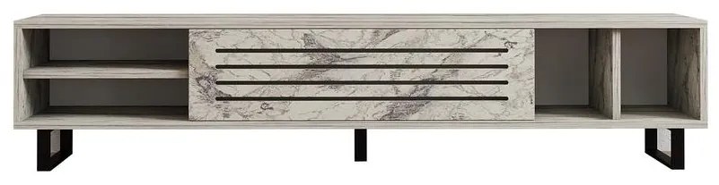 TV szekrény Safir - Freesia, Marble