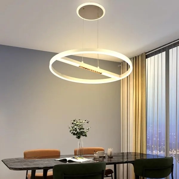 LED dimmelhető csillár zsinóron LED/75W/230V 3000-6500K + távirányítás