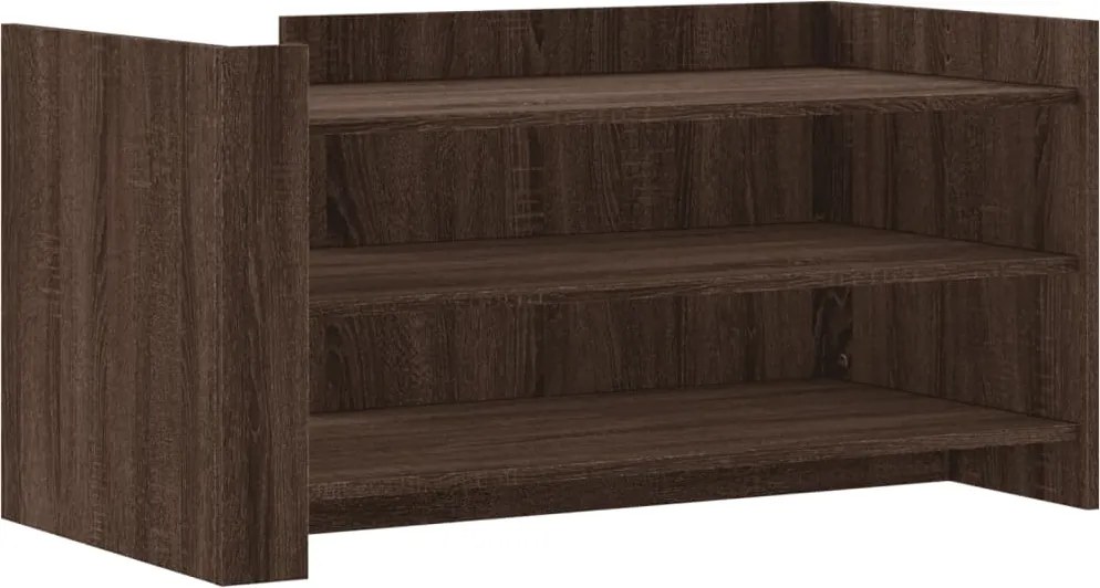vidaXL barna tölgy színű szerelt fa dohányzóasztal 100 x 50 x 50 cm