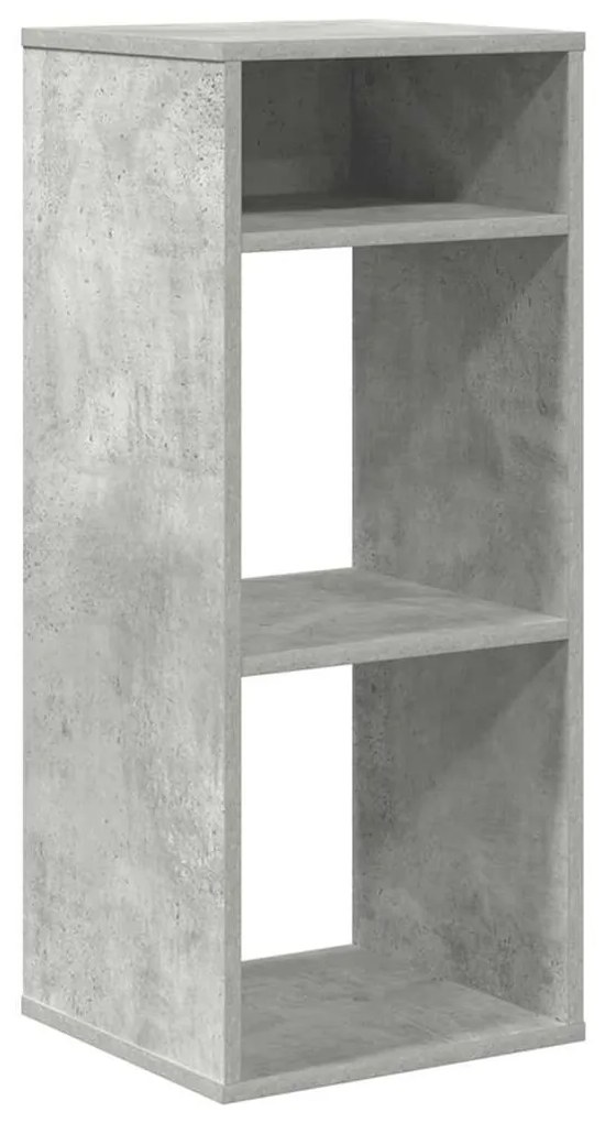 könyvszekrény betonszürke 34x31x80 cm szerelt fa