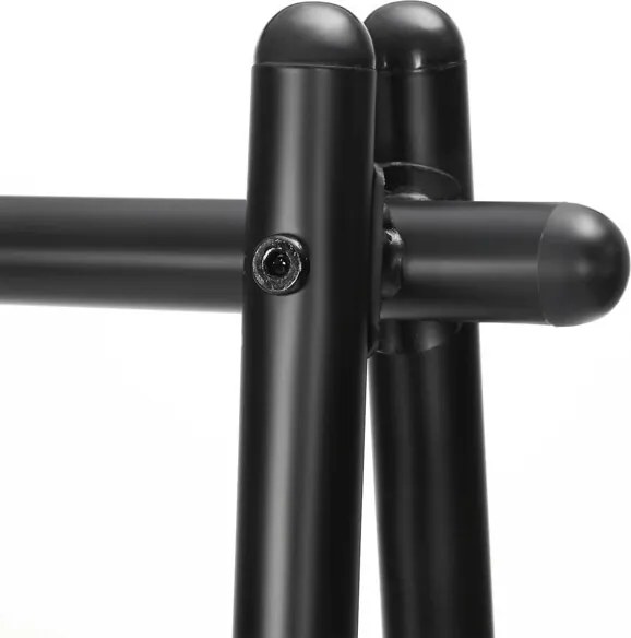 Álló fogas, fém, fekete, AUV-E1023 BK