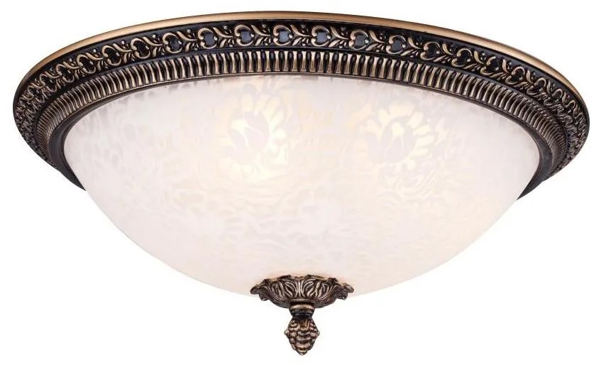 Maytoni C908-CL-03-R - Mennyezeti lámpa PASCAL 3xE27/40W/230V bronz