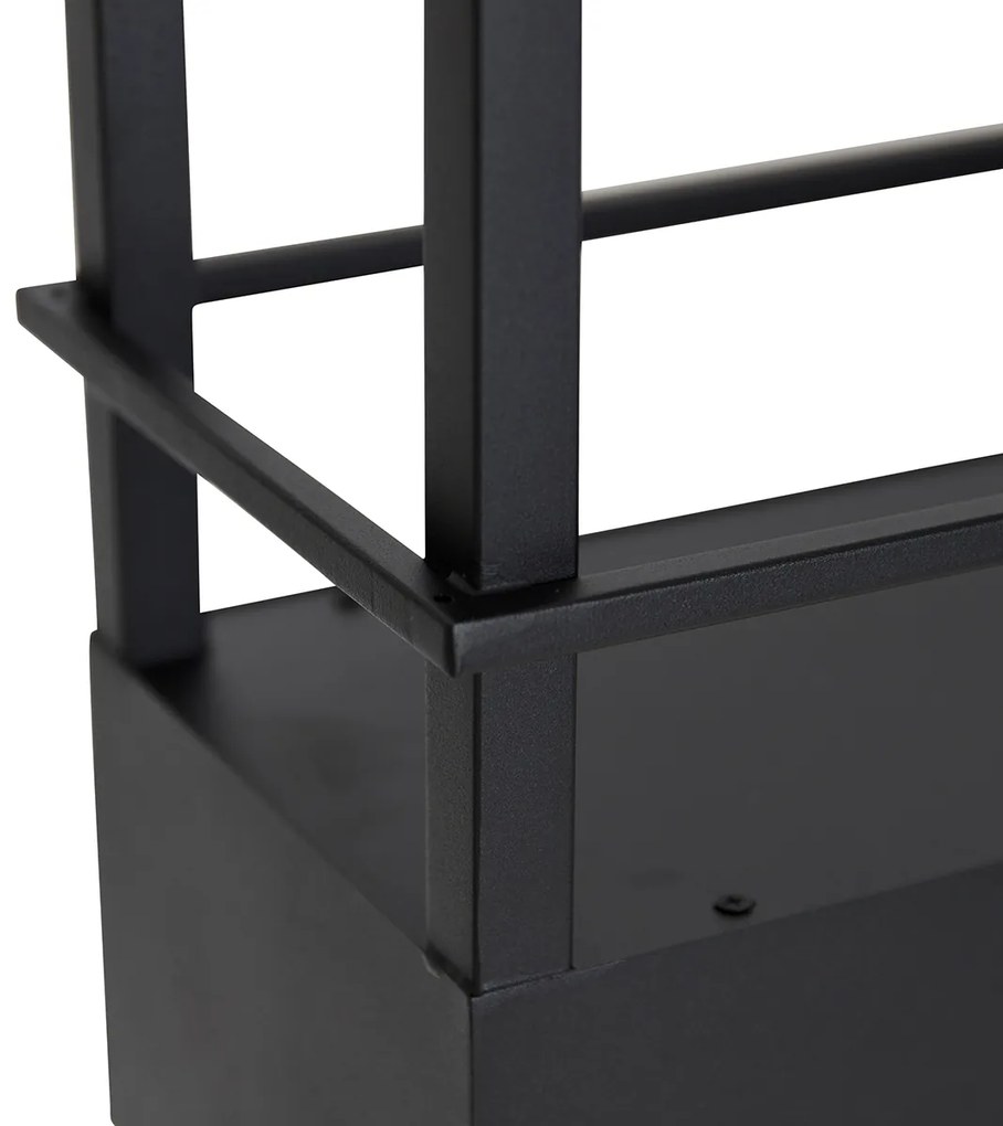 Okos lógólámpa fekete polccal, 4 Wi-Fi GU10 - Cage Rack