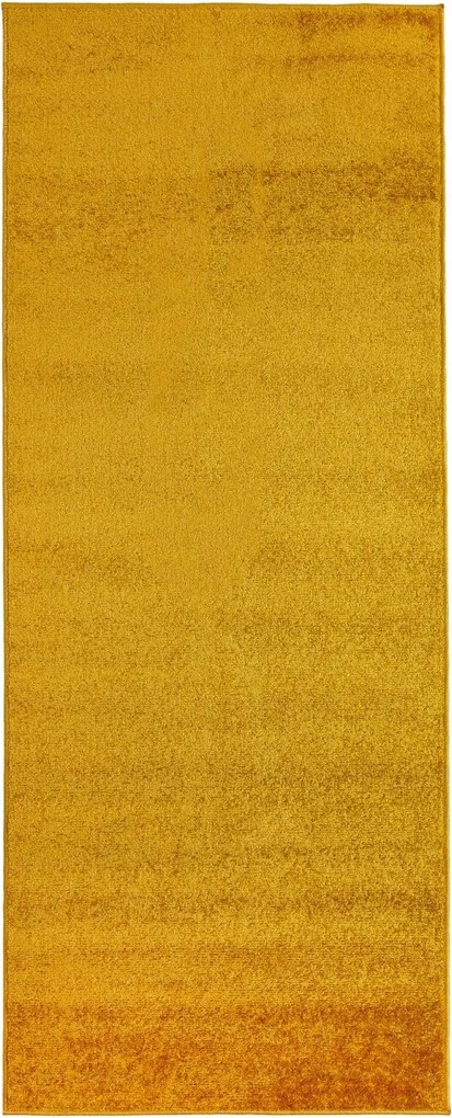 Szőnyeg Fríz 70x250 Egyszínű Divatos Sárga